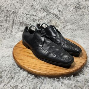 Via Spiga Sidekick Mens Size 9.5M Leather Wing Tip Lace Up Oxford Dress Shoes